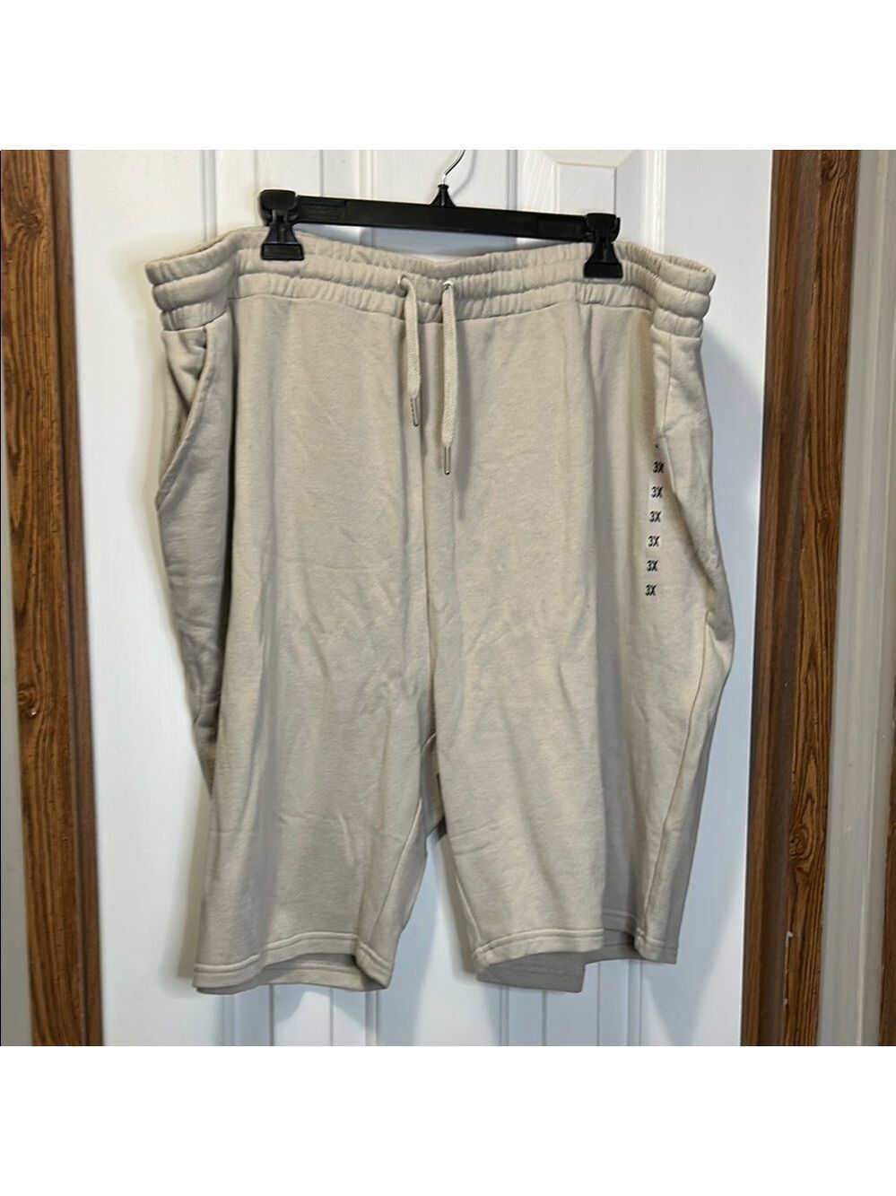 PSK Collective Tan Athletic Shorts with Elastic Waistband
